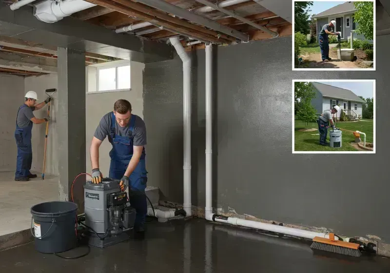 Basement Waterproofing and Flood Prevention process in Holley, FL